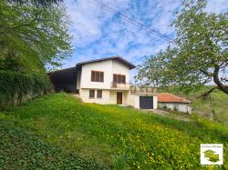 Two-story house with a wonderful panoramic view in the quiet mountain village of Belomazhite