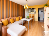 Furnished south-facing one-bedroom apartment for rent in the area of ​​the Praktiker store, Veliko Tarnovo